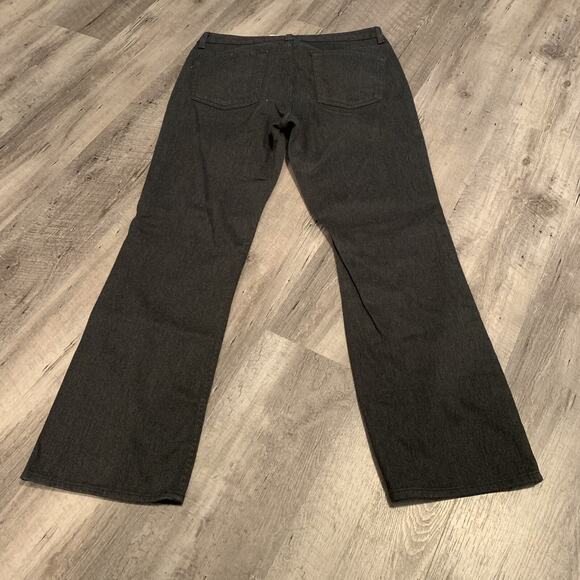 GAP Pants Boot Cut Stretch Womens 14 Gray Flannel Brushed Cotton Blend 5-Pocket - Picture 3 of 6